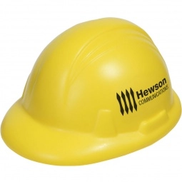 Yellow Hard Hat Promotional Stress Ball 