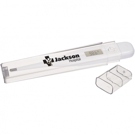 White Digital Promotional Thermometer