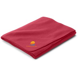 Red - Budget Custom Fleece Blanket - 50"w x 60"h