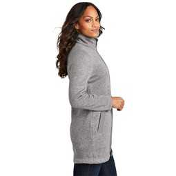 Side Port Authority&#174; Arc Fleece Custom Sweater Jacket - Women's