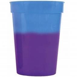 Blue to Purple Mood Color Changing Custom Stadium Cup - 12 oz.