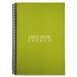 Green - Colorplay Spiral Bound Promotional Notebook - 6"w x 9"h