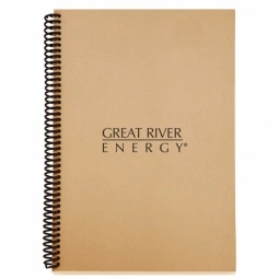 Natural - Colorplay Spiral Bound Promotional Notebook - 6"w x 9"h