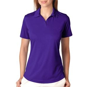 Purple UltraClub Cool & Dry Performance Custom Polo Shirt - Women's
