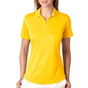 Gold UltraClub Cool & Dry Performance Custom Polo Shirt - Women's