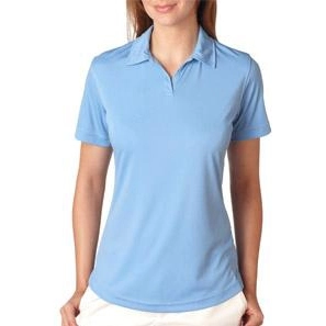 Columbia Blue UltraClub Cool & Dry Performance Custom Polo Shirt - Women's