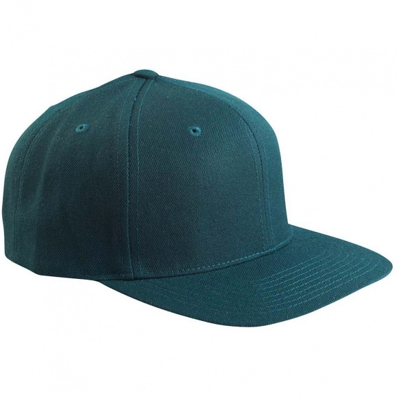 Spruce Yupoong 6-Panel Structured Flat Visor Snapback Custom Hat
