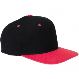 Yupoong Structured Flat Visor Snapback Custom Hat