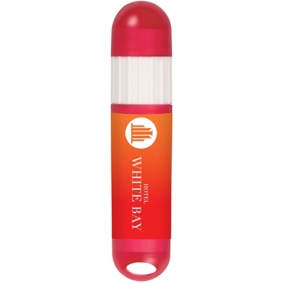 Translucent red - Promotional Lip Balm and Sunscreen Combo Stick
