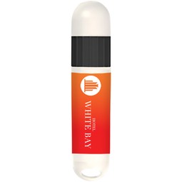 white / black - Promotional Lip Balm and Sunscreen Combo Stick