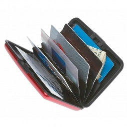 Open - Full Color Identity Theft Protection Promotional Credit Card Case