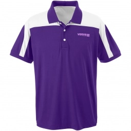 Purple Team 365 Performance Custom Polo Shirts - Men's