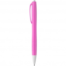 Pink Full Color Click Action Custom Pens