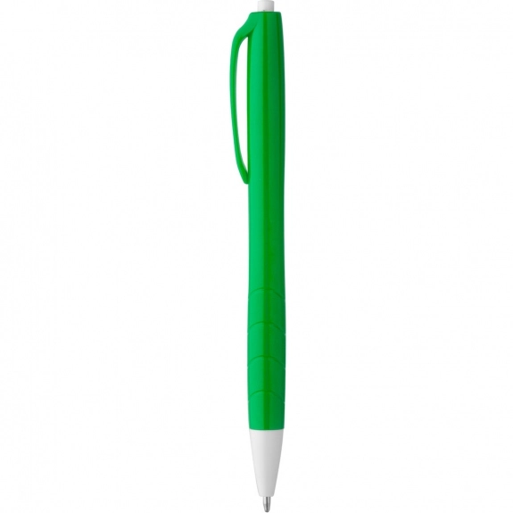 Green Full Color Click Action Custom Pens
