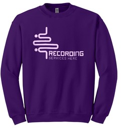 Purple - Gildan Heavy Blend Crewneck Sweatshirt 