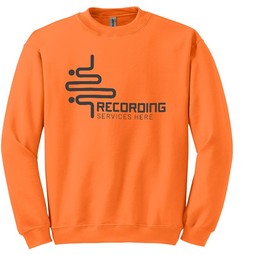 Safety Orange - Gildan Heavy Blend Crewneck Sweatshirt 