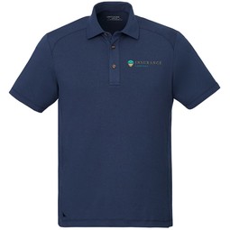 Navy UNTUCKit Performance Custom Embroidered Polo - Men's