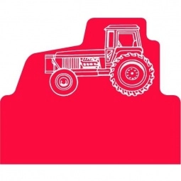 Red Press n' Stick Custom Calendar - Tractor 