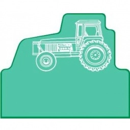 Translucent Teal Press n' Stick Custom Calendar - Tractor 