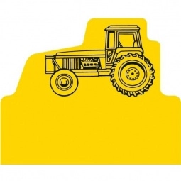 Yellow Press n' Stick Custom Calendar - Tractor 