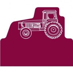 Burgundy Press n' Stick Custom Calendar - Tractor 