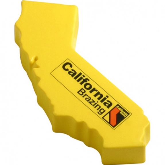 Yellow California Custom Stress Balls