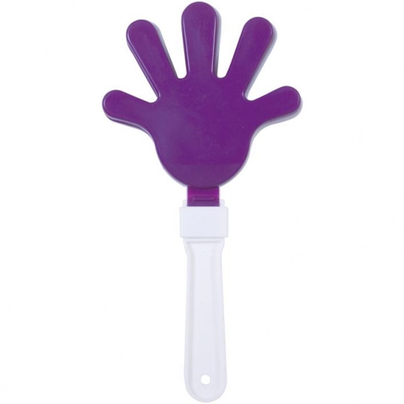 Purple Hand Shaped Promotional Clapper