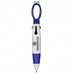 Blue 4-in-1 Googly-Eyed Promotional Pen