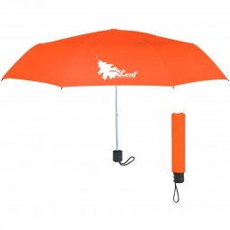 Orange Telescopic Promotional Umbrellas - 42"