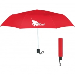 Red Telescopic Promotional Umbrellas - 42"