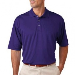 Purple UltraClub Cool & Dry Sport Custom Polo Shirt - Men's