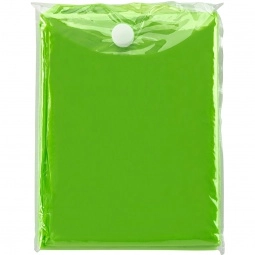 Lime Green Adult Disposable Rain Promotional Poncho