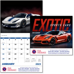 Exotic Sports Cars - 13 Month Appointment Custom Calendar