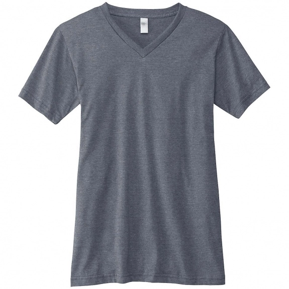 Asphalt Bella + Canvas Jersey V-Neck Custom T-Shirts - Colors