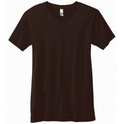 Brown Bella + Canvas Jersey V-Neck Custom T-Shirts - Colors