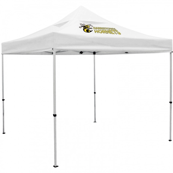 White Deluxe Trade Show Booth Custom Tents w/ Vented Canopy