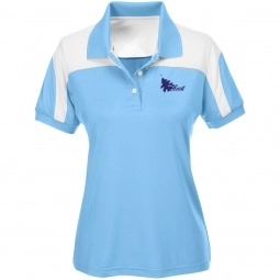 Light Blue Team 365 Performance Custom Polo Shirts - Women's