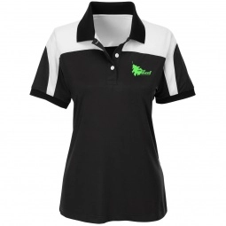 Black Team 365 Performance Custom Polo Shirts - Women's