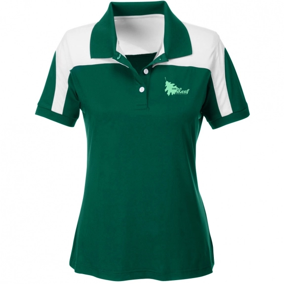 Forest Green Team 365 Performance Custom Polo Shirts - Women's