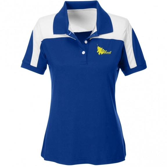 Royal Blue Team 365 Performance Custom Polo Shirts - Women's