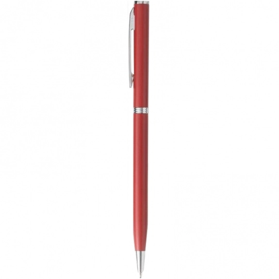 Red Twist Action Metal Custom Pens