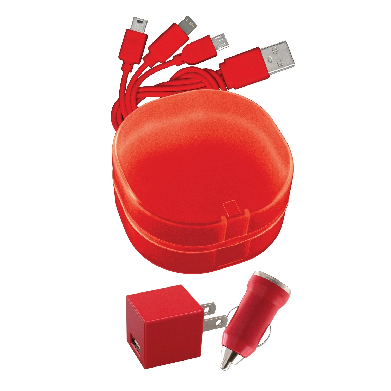 Cell Phone Custom Charger Kit w/ Case ePromos