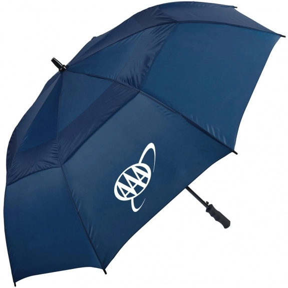 Navy - Auto Open Promotional Golf Umbrellas - 43"