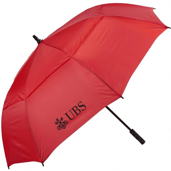 Red - Auto Open Promotional Golf Umbrellas - 43"