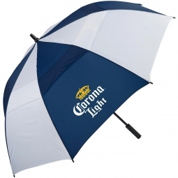 Navy/White - Auto Open Promotional Golf Umbrellas - 43"