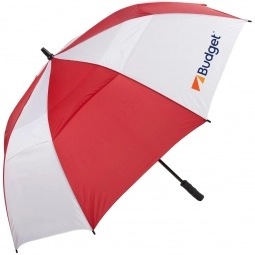 Red/White - Auto Open Promotional Golf Umbrellas - 43"