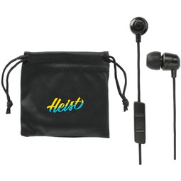 Black Skullcandy Jib Custom Wired Earbuds w/ Microphone