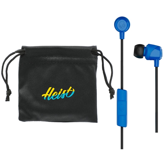 Cobalt blue Skullcandy Jib Custom Wired Earbuds w/ Microphone