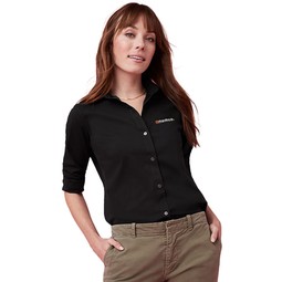 Model UNTUCKit Bella Custom Long Sleeve Shirt - Women's