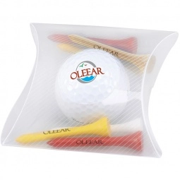 Wilson Ultra Logo Golf Ball in Pillow Pack w/ Tees